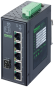 6 Port unmanaged Gigabit Switch 4 PoE 1 SFP Ports IP20 metal 48V